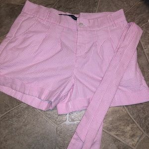 Lauren James Seersucker Bow Shorts.